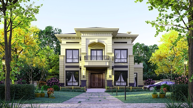 云阳中式合院住宅，开放庭院与邻里乡亲更亲近